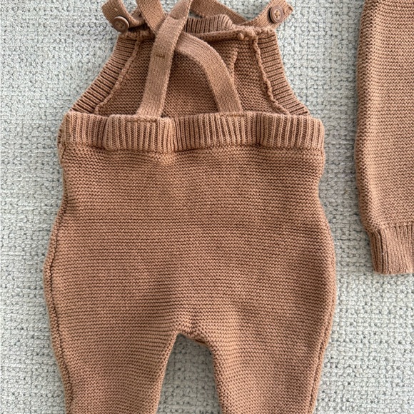Carter's Warm Knit Baby Sweater in Tan - Picture 3 of 5